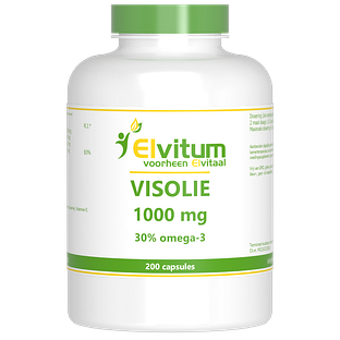 Elvitum Visolie 1000mg Capsules 200CP