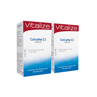 Vitalize Curcuma C3 Complex Tabletten Voordeelverpakking 2x60TB