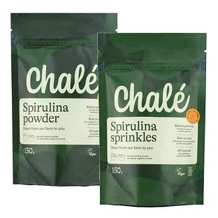 Chalé Spirulina - Powder en Sprinkles - 2 Stuks