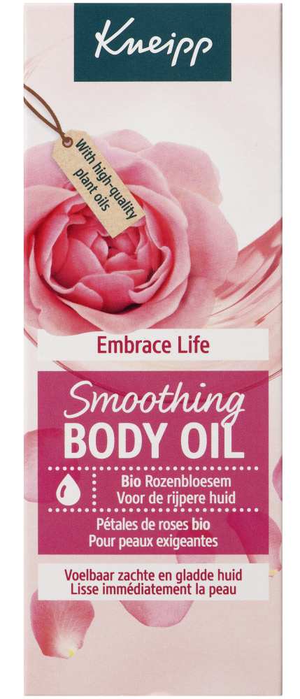 Kneipp Embrace Life Smoothing Body Oil Bio Rozenbloesem afbeelding 1
