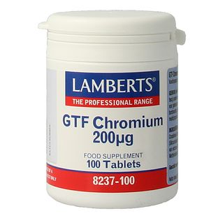 Lamberts GTF Chroom 200mcg Tabletten 100TB
