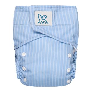 Bumbuns Easy Herbruikbare Luier Stripes Blue Sky Klittenband 1ST