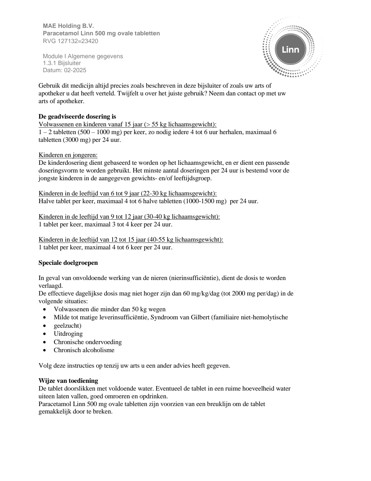 Paracetamol Ovaal afbeelding van document #4, leaflet