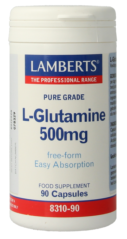 Lamberts L-Glutamine 500mg Vegacapsules 90VCP