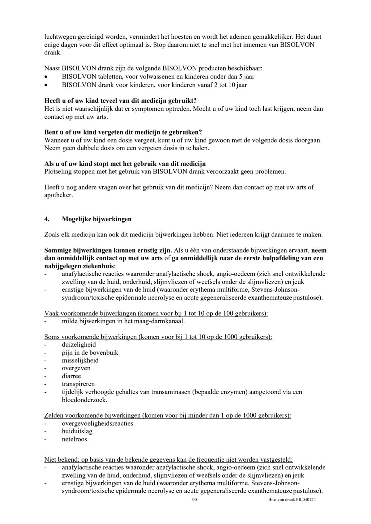 Drank 8mg/5ml afbeelding van document #3, leaflet