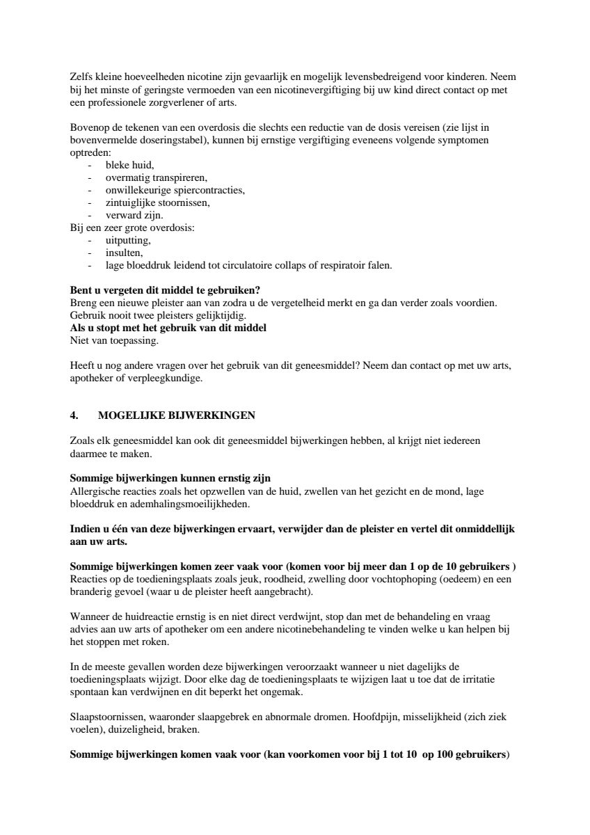 Combineer Pleister 21 mg (7st) en Kauwgom Cool Mint 2 mg (204st) - afbeelding van document #6, leaflet