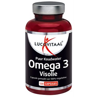 Lucovitaal Omega 3 Visolie Puur Koudwater Capsules 120CP