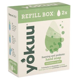 Yokuu Handzeep Cucumber Mint Refill Box 2ST Yokuu Handzeep Cucumber Mint Refill Box 2ST