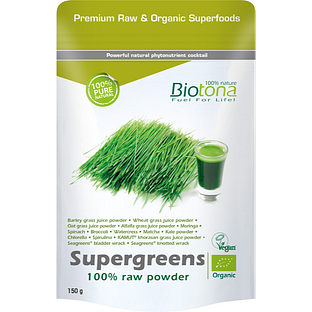 Biotona Supergreens Raw Poeder 150GR