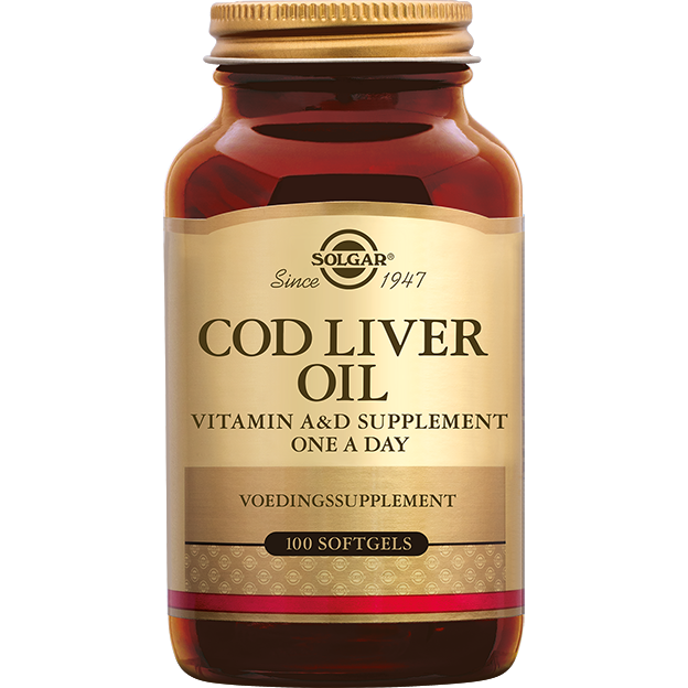 Solgar Cod Liver Oil (Levertraan) Softgels 100SG