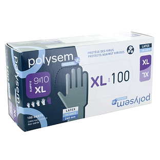 Polysem Latex Handschoenen Maat XL 100ST