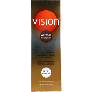 Vision All Year Natural Tan Lotion 135ML