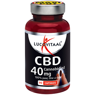 Lucovitaal CBD Cannabidiol 40mg Capsules 90CP