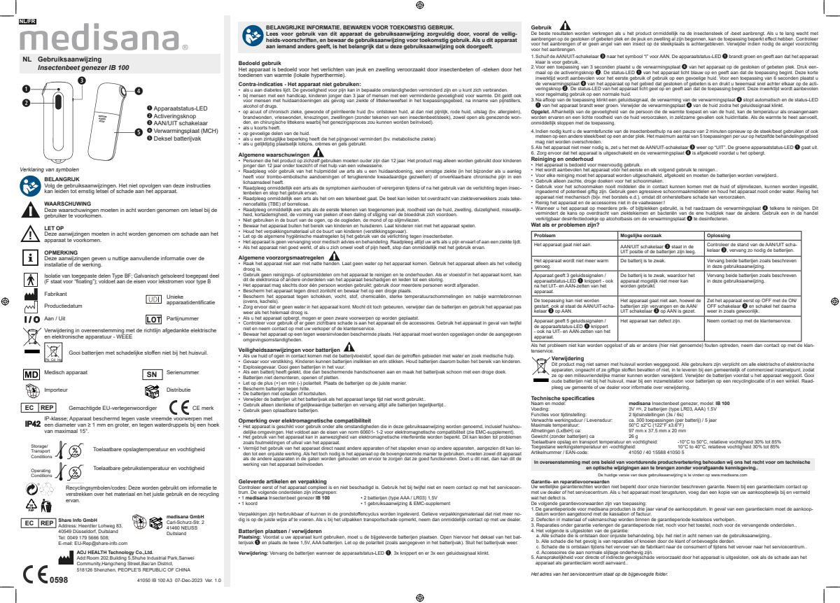 IB100 Insectenbeet Verzachter afbeelding van document #3, instructions