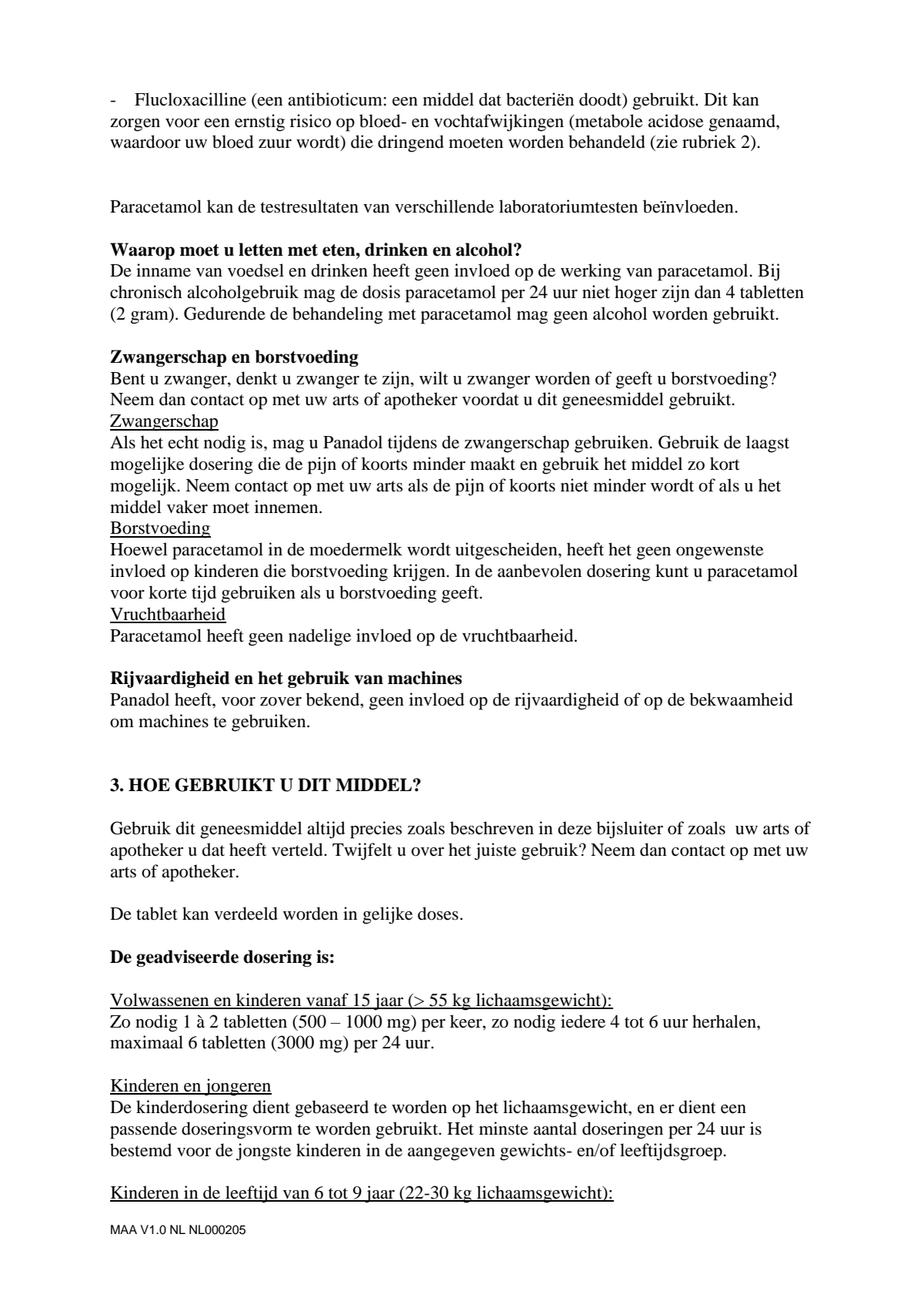 500 mg Filmomhulde Tabletten afbeelding van document #3, leaflet