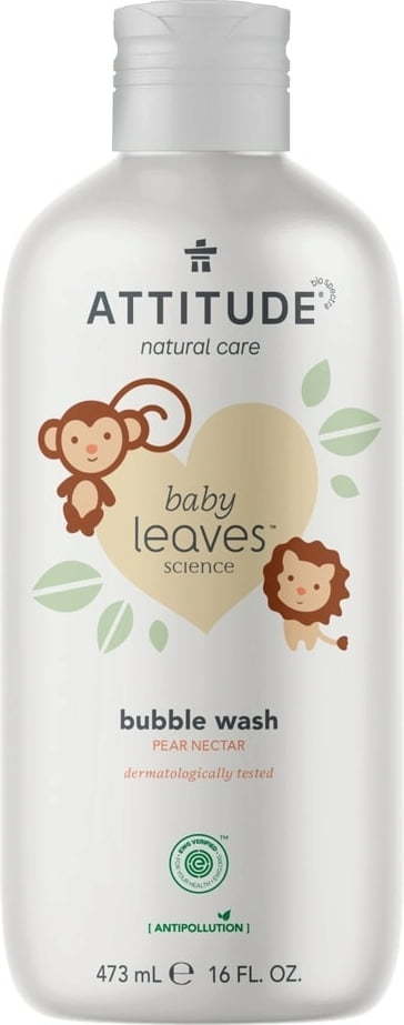 Attitude Baby Leaves Bubble Wash afbeelding