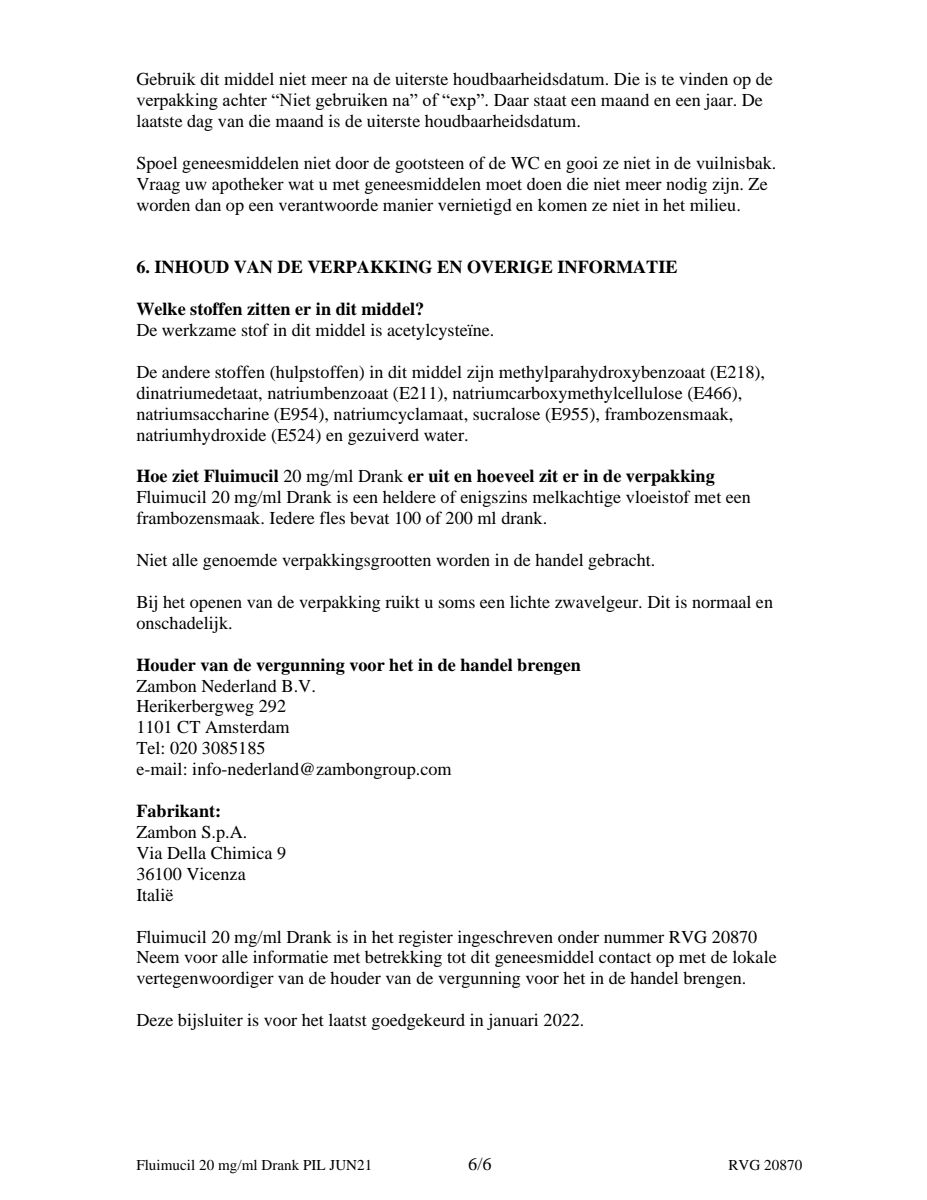 20mg (2%) Drank afbeelding van document #6, leaflet