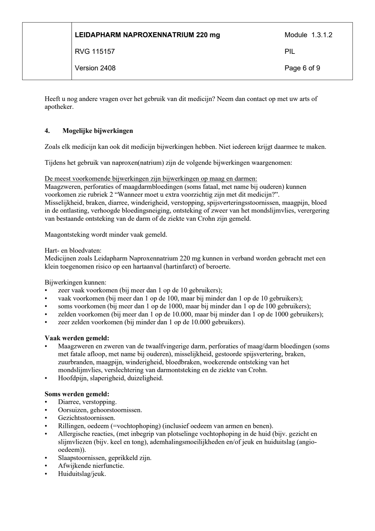 Naproxennatrium 220mg Tabletten afbeelding van document #6, leaflet