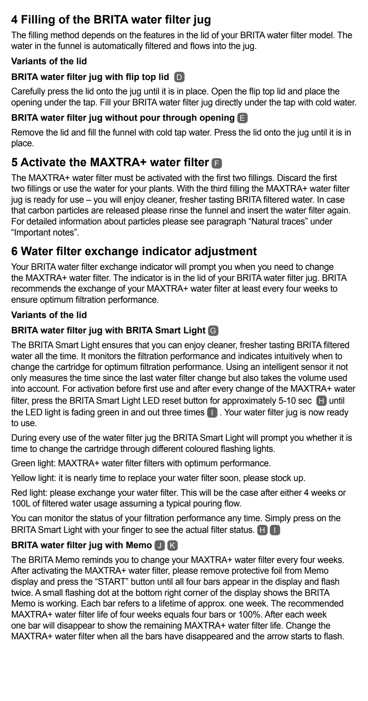 Waterfilterkan Marella Blauw XL + 1 Maxtra Filterpatroon afbeelding van document #39, instructions