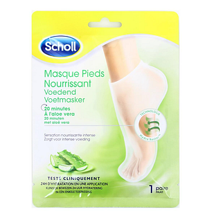 Scholl Voedend Voetmasker Aloë Vera 1PR