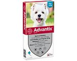 Advantix Hond 100/500 (4-10kg) Spot-on Solution Pipetten 4ST