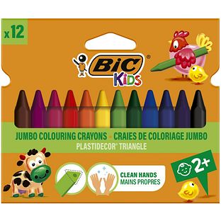 Bic Kids Kleurwaskrijtjes Jumbo 12ST