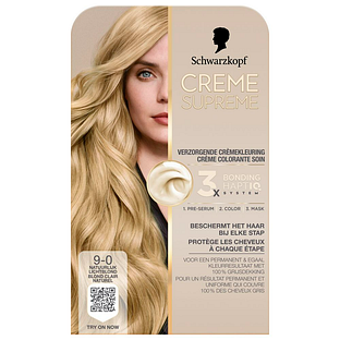 Schwarzkopf Creme Supreme Crèmekleuring 9-0 Natuurlijk Lichtblond 1ST