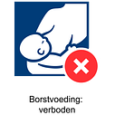 Borstvoeding: verboden
