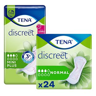 TENA Discreet Mini Plus + Normal Combiverpakking 24ST+16ST