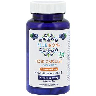 Blue Iron Ijzer + Vitamine C Capsules 60VCP
