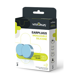 Vitaplus Earplugs Mouldable Silicone 3PR
