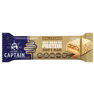 The GUTsy Captain Protein Soft Bar Vanilla & Almond 45GR