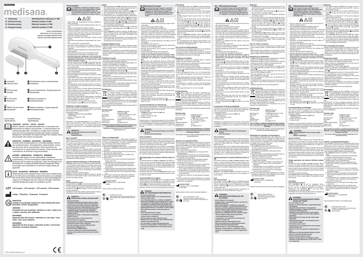 Elektrische Luizenkam LC 860 afbeelding van document #3, instructions