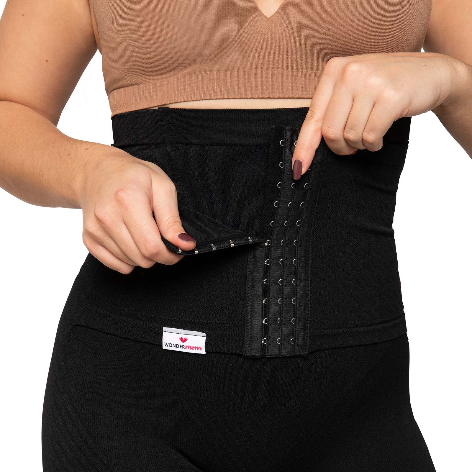Wondermom Bellybinder Shorts Zwart (L) afbeelding 1