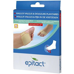 Epitact Kussentjes Met Dubbele Bescherming Maat 42-45 2ST Epitact Kussentjes Met Dubbele Bescherming Maat 42-45 2ST