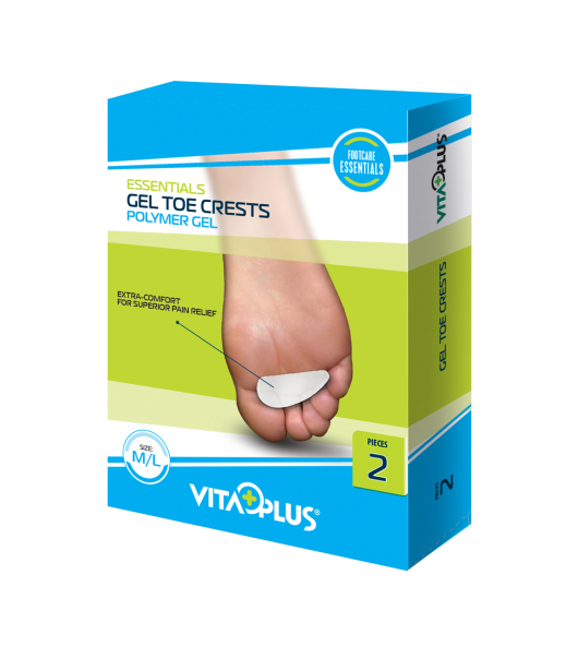 Vitaplus Essentials Gel Toe Crests Polymer Gel maat M/L afbeelding