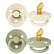 BIBS Fopspeen 0-6 Maanden Anatomic Ivory/Sage 2ST