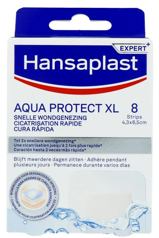 Hansaplast Aqua Protect XL Snelle Wondgenezing Pleisters afbeelding
