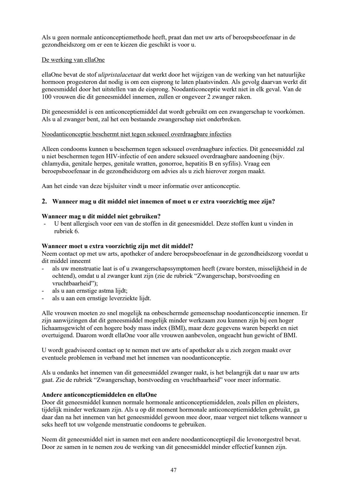 Noodanticonceptie Tablet afbeelding van document #47, leaflet
