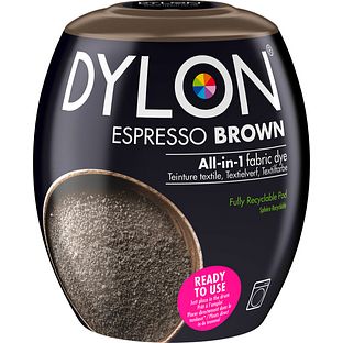 Dylon Espresso Brown All-in-1 Textielverf 350GR Dylon Espresso Brown All-in-1 Textielverf 350GR