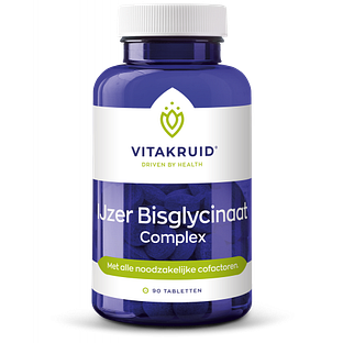 Vitakruid IJzer Bisglycinaat Complex oa Koper Vitamine C 90TB