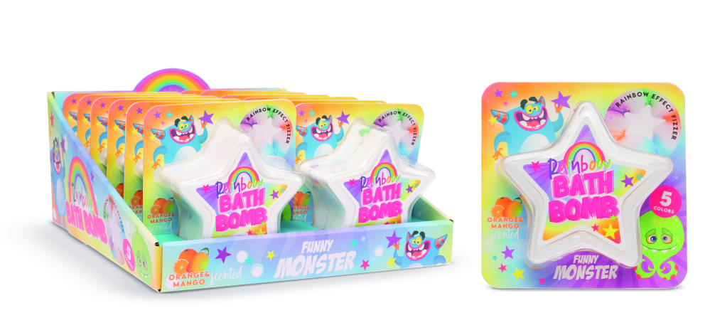 Funny Monster Rainbow Bathbomb