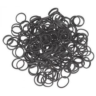 Hair Mode Rasta Elastiekjes Zwart 250ST