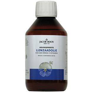 Jacob Hooy Lijnzaadolie 250ML Jacob Hooy Lijnzaadolie 250ML
