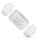 Eros FPPR. Masturbator Mouth & Vagina 1ST Zijaanzicht sleeve met beide openingen inclusief de afsuitdoppen Eros FPPR. Masturbator Mouth & Vagina 1ST Zijaanzicht sleeve met beide openingen inclusief de afsuitdoppen