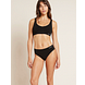 Boody Menstruatieondergoed Bikinislip Zwart Licht / Normaal Maat XS 1ST model 2
