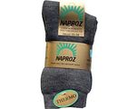 Naproz Thermo Sokken Grijs Maat 39-42 3 Paar 3PR