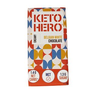 Keto Hero Creamy Belgian White Chocolate 100GR