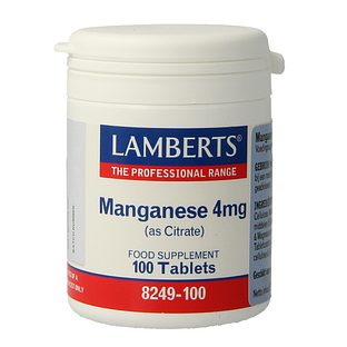 Lamberts Mangaan 4mg Tabletten 100TB