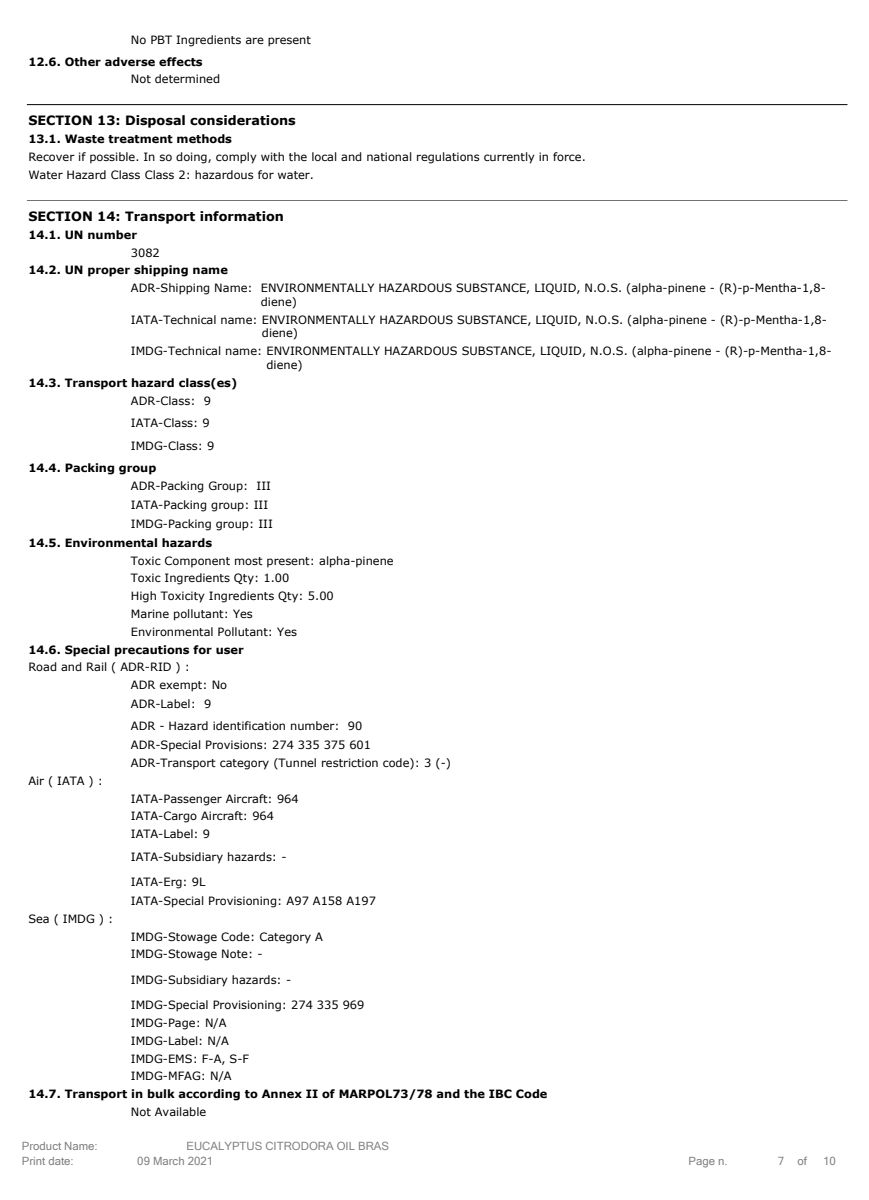 Essentiële Olie Citroen Eucalyptus afbeelding van document #7, label